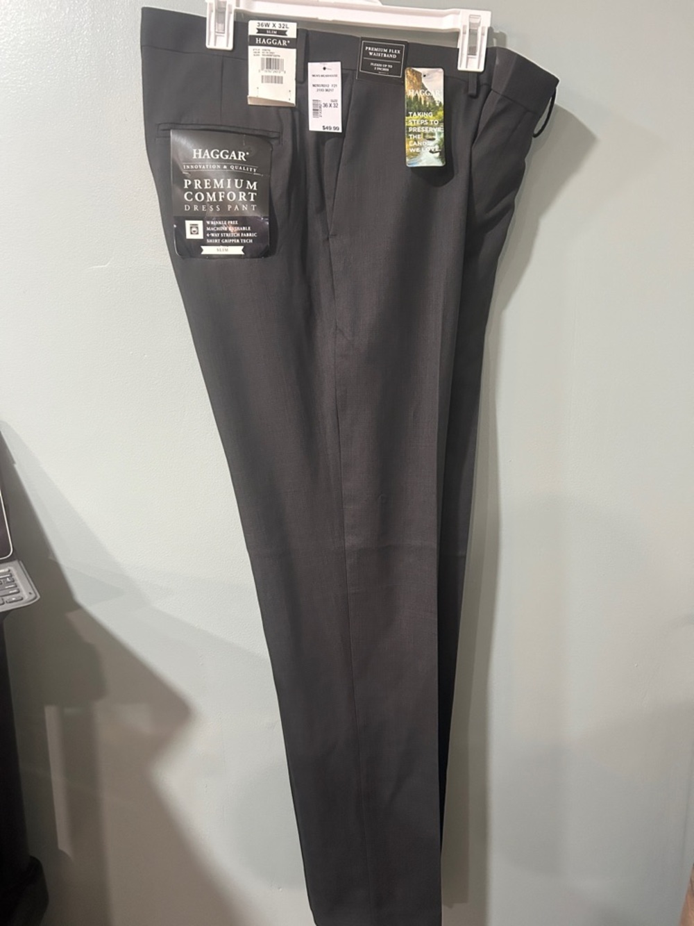Haggar Black Premium Comfort Dress Pants